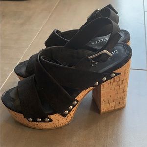 H&M black block heels!